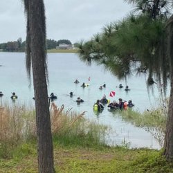 Lake Denton Management - Diving class going on!