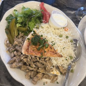 Beirut Restaurant & Spirits - Chicken Shawarma plate - such a big portion - Lebanese Near Me - Jacksonville, Florida Beirut Restaurant & Spirits - Chicken Shawarma plate - such a big portion - Lebanese Near Me - Jacksonville, Florida