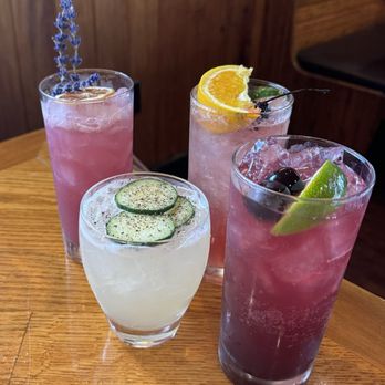 Outback Steakhouse - Our very pretty and quite tasty adult beverages. And they were only $7 each! - Steakhouses Near Me - Springdale, Arkansas Outback Steakhouse - Our very pretty and quite tasty adult beverages. And they were only $7 each! - Steakhouses Near Me - Springdale, Arkansas