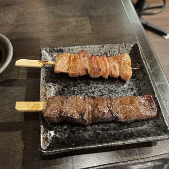 Omakase Kyara Sake Bar - A5 Wagyu short cap and pork jowl - Japanese Near Me - Las Vegas, Nevada Omakase Kyara Sake Bar - A5 Wagyu short cap and pork jowl - Japanese Near Me - Las Vegas, Nevada