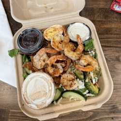 Cash & Jack's - Really Green Salad with shrimp