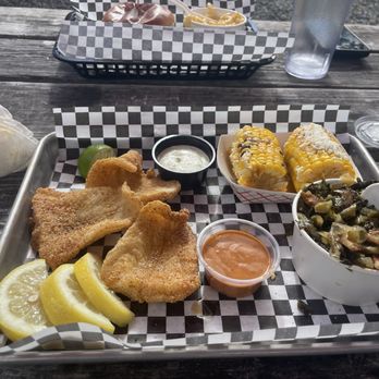 Brileys BBQ & Grill - Catfish platter most recent visit - Barbeque Near Me - Lake Forest Park, Washington