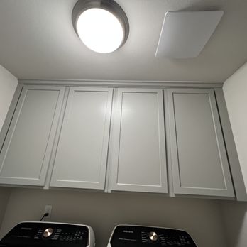 Tidee Construction - Installation of cabinets in the laundry room - Handyman Near Me
