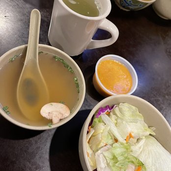 Toki Japanese Steakhouse - Soup and salad ginger sauce with lunch. - Japanese Near Me - Martinez, Georgia