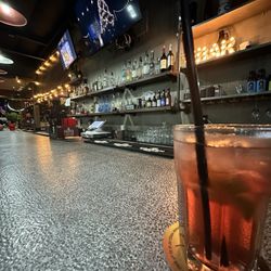 Rock Hard Burgers and Brew - Bar area