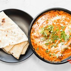 Falaknuma - Butter Paneer Served with Rumali roti