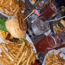 Mars attack burger and fries