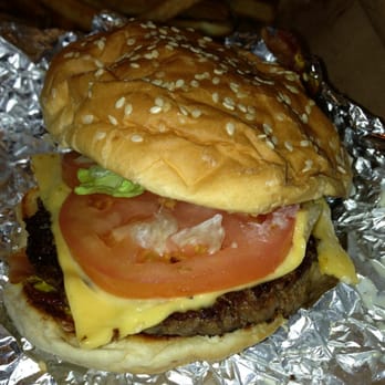 Five Guys - Small Bacon Cheeseburger - Burgers Near Me - Norfolk, Virginia
