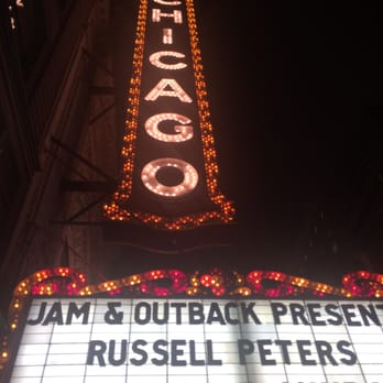 Chicago Theatre - Russell Peters? Yes! - Performing Arts Near Me - Chicago, Illinois
