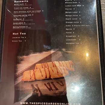 The Spice Garden - Dessert Menu - Chinese Near Me - Round Rock, Texas The Spice Garden - Dessert Menu - Chinese Near Me - Round Rock, Texas
