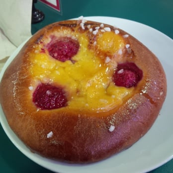Fallon & Byrne - Raspberry custard brioche from the coffee counter - Delis Near Me - Dublin, D
