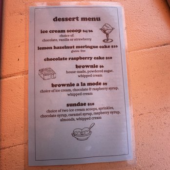 Back On the Beach - Dessert menu - American Near Me - Santa Monica, California Back On the Beach - Dessert menu - American Near Me - Santa Monica, California