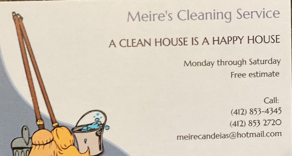 MEIRE’S CLEANING SERVICE Pittsburgh, PA Yelp