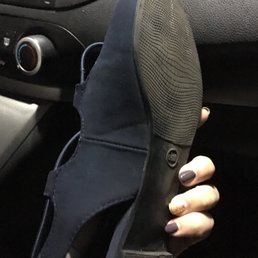 The shoe that was H accepted, bought it in around the same condition since I was desperate for sandals/sock less shoes.