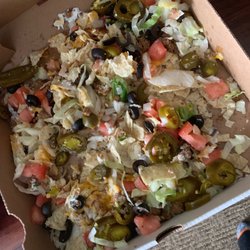 East of Chicago Pizza - All crumbs no way to even eat it