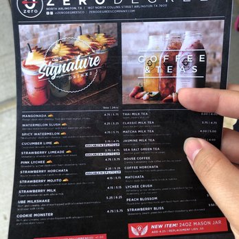 Zero Degrees - Bubble Tea Near Me - Arlington, Texas