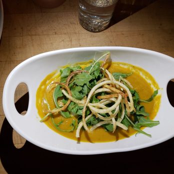 Feast At 316 - CURRIED CARROT SOUP WITH GINGER CHICKEN - Steakhouses Near Me - Camas, Washington Feast At 316 - CURRIED CARROT SOUP WITH GINGER CHICKEN - Steakhouses Near Me - Camas, Washington