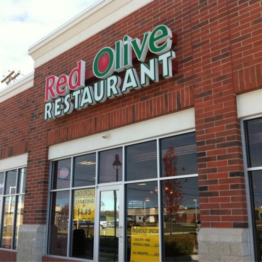 the front of the restaurant