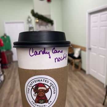 The Caffeinated Heifer - Candy cane latte - Coffee & Tea Near Me - Thomson, Georgia The Caffeinated Heifer - Candy cane latte - Coffee & Tea Near Me - Thomson, Georgia