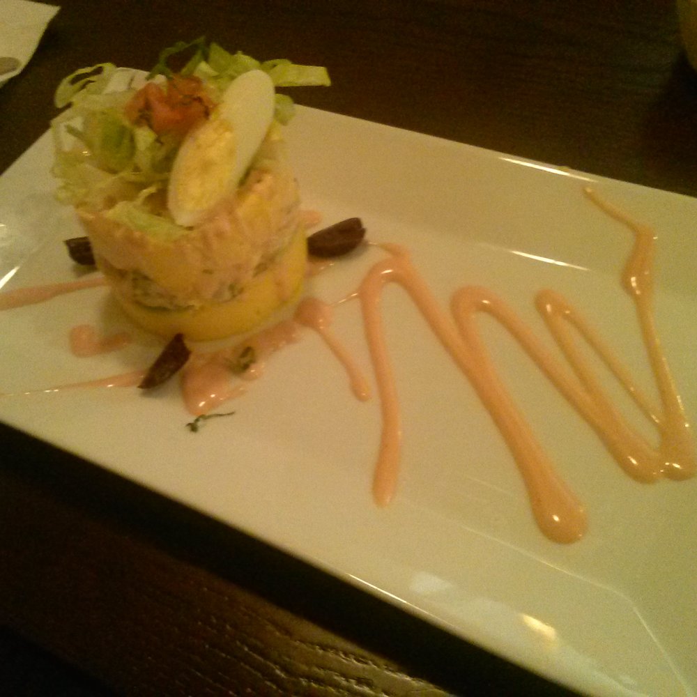 Saxsay - Shrimp causa - Seafood Near Me - Tamarac, Florida Saxsay - Shrimp causa - Seafood Near Me - Tamarac, Florida