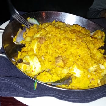 Havana Grill - Paella, full of seafood-a little salty but still great - Cuban Near Me - Chicago, Illinois Havana Grill - Paella, full of seafood-a little salty but still great - Cuban Near Me - Chicago, Illinois