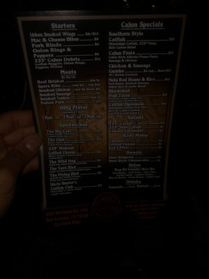 Menu photo 3 225 Urban Smoke San Antonio, TX Menu photo 3 225 Urban Smoke San Antonio, TX
