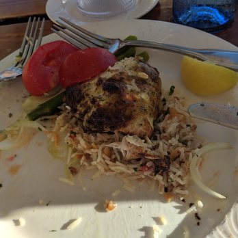 Kimo's Maui - Oops dug in too fast! Kimo style Mahi Mahi! - Seafood Near Me - Lahaina, Hawaii Kimo's Maui - Oops dug in too fast! Kimo style Mahi Mahi! - Seafood Near Me - Lahaina, Hawaii
