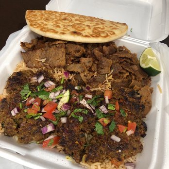 Ariana Gyros & Kabobs - The best I've had in Sac- and I've looked for years Chapli Kabob and gyro with Rice Full Combo- sub salad for extra rice $1 xtra - Mediterranean Near Me - Carmichael, California Ariana Gyros & Kabobs - The best I've had in Sac- and I've looked for years Chapli Kabob and gyro with Rice Full Combo- sub salad for extra rice $1 xtra - Mediterranean Near Me - Carmichael, California