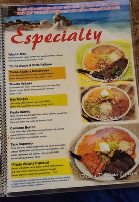 Menu photo 5 Fiesta Vallarta Delta, CO