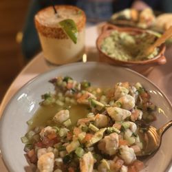 La Patroncita - Ceviche and guacamole