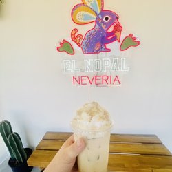 El Nopal Neveria - Iced Mazapan Latte