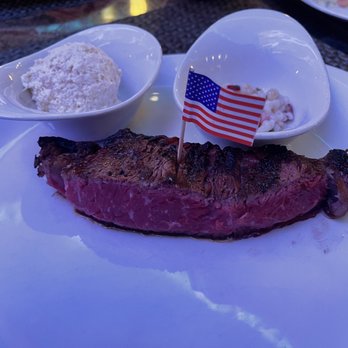 Bimini Steakhouse - American Wagyu 16 Oz. cut in half. The horseradish was the BEST I've ever had. - Steakhouses Near Me - Reno, Nevada Bimini Steakhouse - American Wagyu 16 Oz. cut in half. The horseradish was the BEST I've ever had. - Steakhouses Near Me - Reno, Nevada
