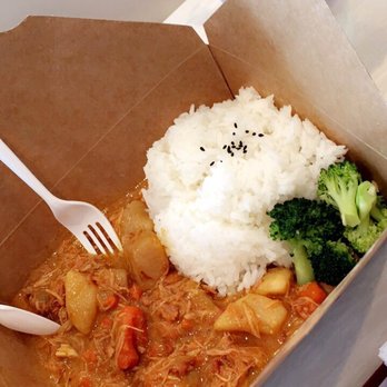 T4 - Curry chicken plate - Bubble Tea Near Me - Sacramento, California
