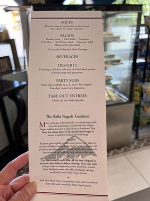 Menu photo 2 Bella Napoli Latham, NY