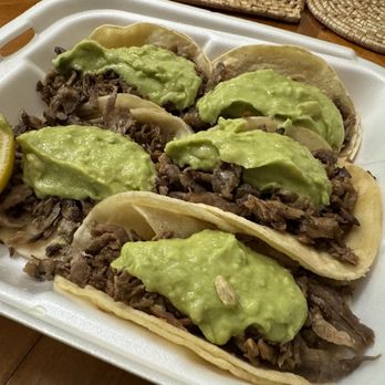 Tacos Del Rio - 5 Carne Asada Tacos with Guacamole Only - Mexican Near Me - Corona, California Tacos Del Rio - 5 Carne Asada Tacos with Guacamole Only - Mexican Near Me - Corona, California
