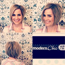 Modern Chic Salon & Spa - Classic Undercut Bob|by Ashlee