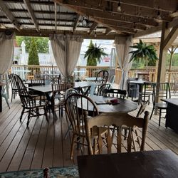 Tables outside