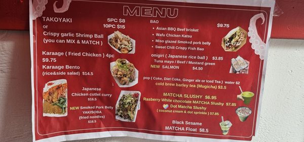 Menu photo 2 Takoyaki6ix Toronto, ON