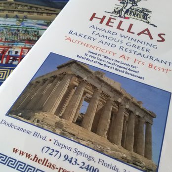 Hellas Restaurant - Enjoyed visit - Bakeries Near Me - Tarpon Springs, Florida Hellas Restaurant - Enjoyed visit - Bakeries Near Me - Tarpon Springs, Florida