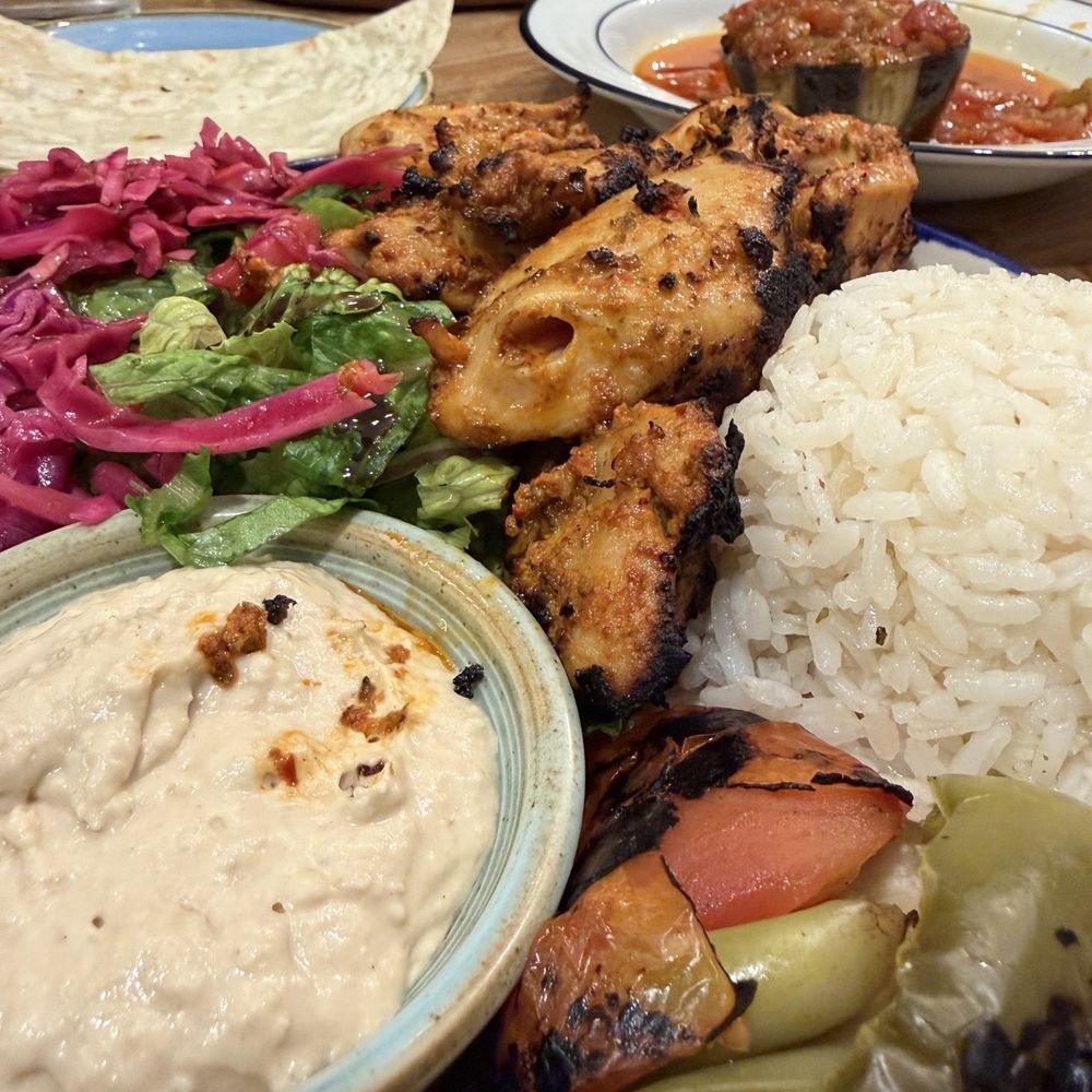 Turquaz - Chicken Kebap Plate - Turkish Near Me - San Francisco, California