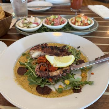 Bartlett's Fish Camp - Grilled Octopus. First time for everything and it was very good. - Seafood Near Me - Michigan City, Indiana