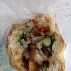 #5 crispy pork Bahn mi