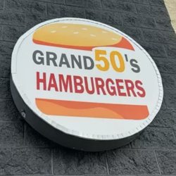 Grand 50’s Hamburgers - Business Sign