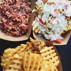 Golden Oak Outpost - BLT waffle fries. Bacon on the side. The plain were delish by themselves.