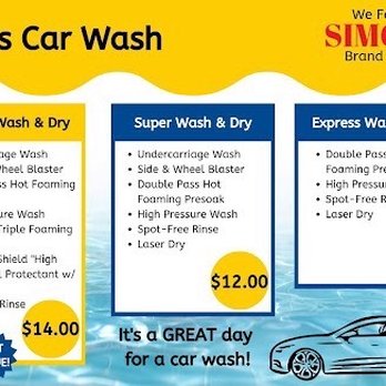 Jake's Car Wash - Jake's Car Wash options & prices, from their website. They've since added a 4th option. - Car Wash Near Me - Lebanon, New Hampshire Jake's Car Wash - Jake's Car Wash options & prices, from their website. They've since added a 4th option. - Car Wash Near Me - Lebanon, New Hampshire