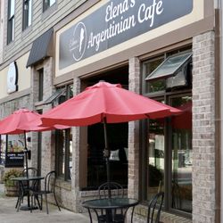 Elena's Argentinian Cafe - The exterior view from the street