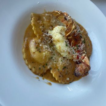 Terravita - Maine Lobster Ravioli Carbonara - New American Near Me - Edgewater, New Jersey Terravita - Maine Lobster Ravioli Carbonara - New American Near Me - Edgewater, New Jersey