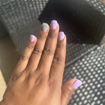 Allure Nail Spa - Manicure with Dip Powder and Tips - Nail Salons Near Me - Durham, North Carolina