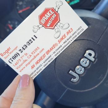 Brake Masters - Trustworthy - Oil Change Stations Near Me - Victorville, California Brake Masters - Trustworthy - Oil Change Stations Near Me - Victorville, California