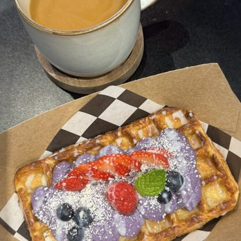 Tamper Room Cafe & Gallery - Coffee and Ube Croffle - Cafes Near Me - Fremont, California Tamper Room Cafe & Gallery - Coffee and Ube Croffle - Cafes Near Me - Fremont, California
